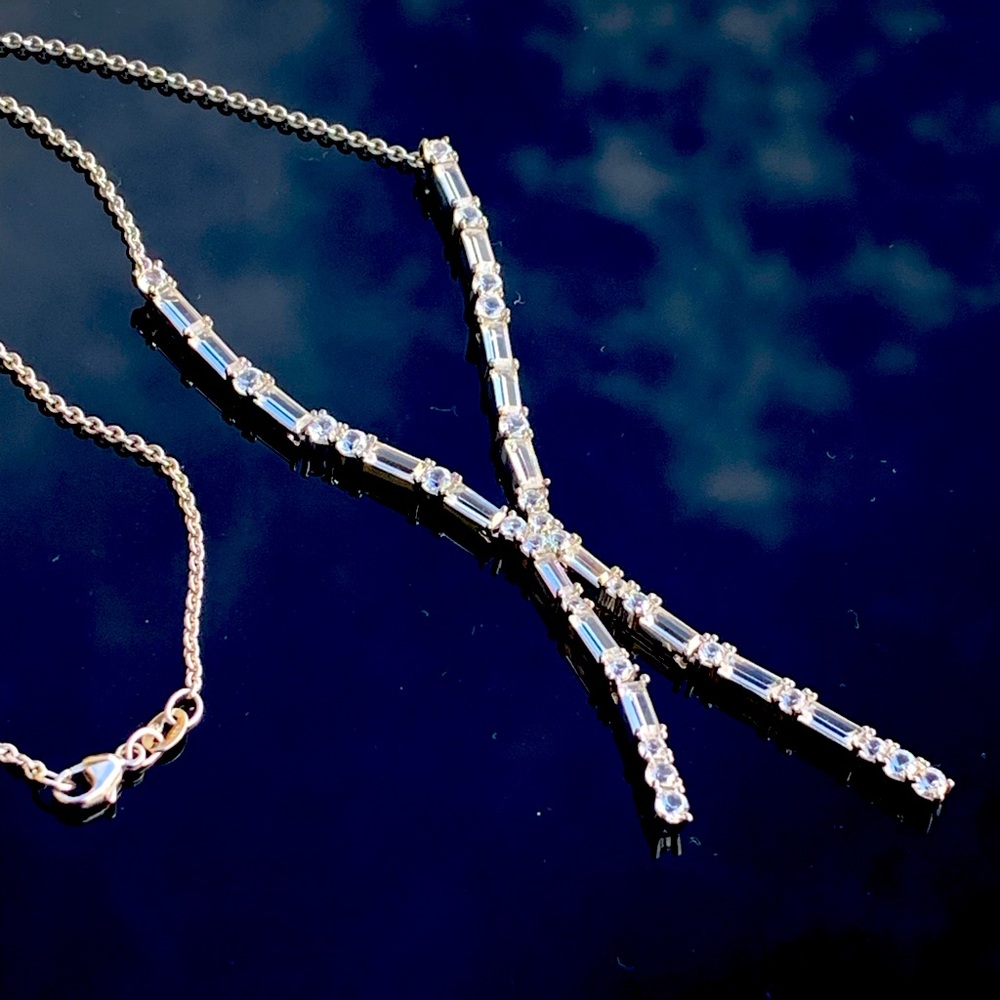 White Sapphire necklace